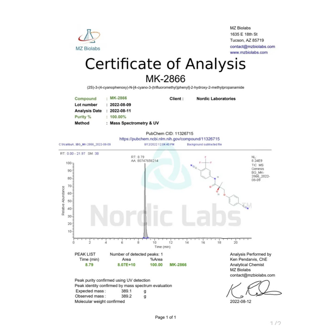 NORDIC LABS | OSTARINE MK2886