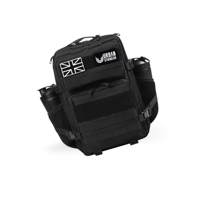 URBAN GYM WEAR TACTICAL BACKPACK 45L - BLACK - Discounted SARMS